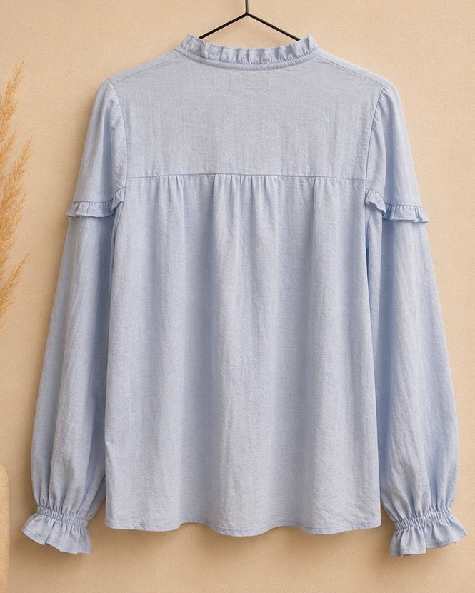 Chemisier bleu ciel Swann