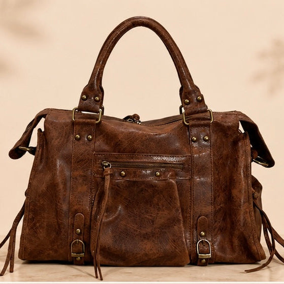Sac à main Capucine cuir Cognac