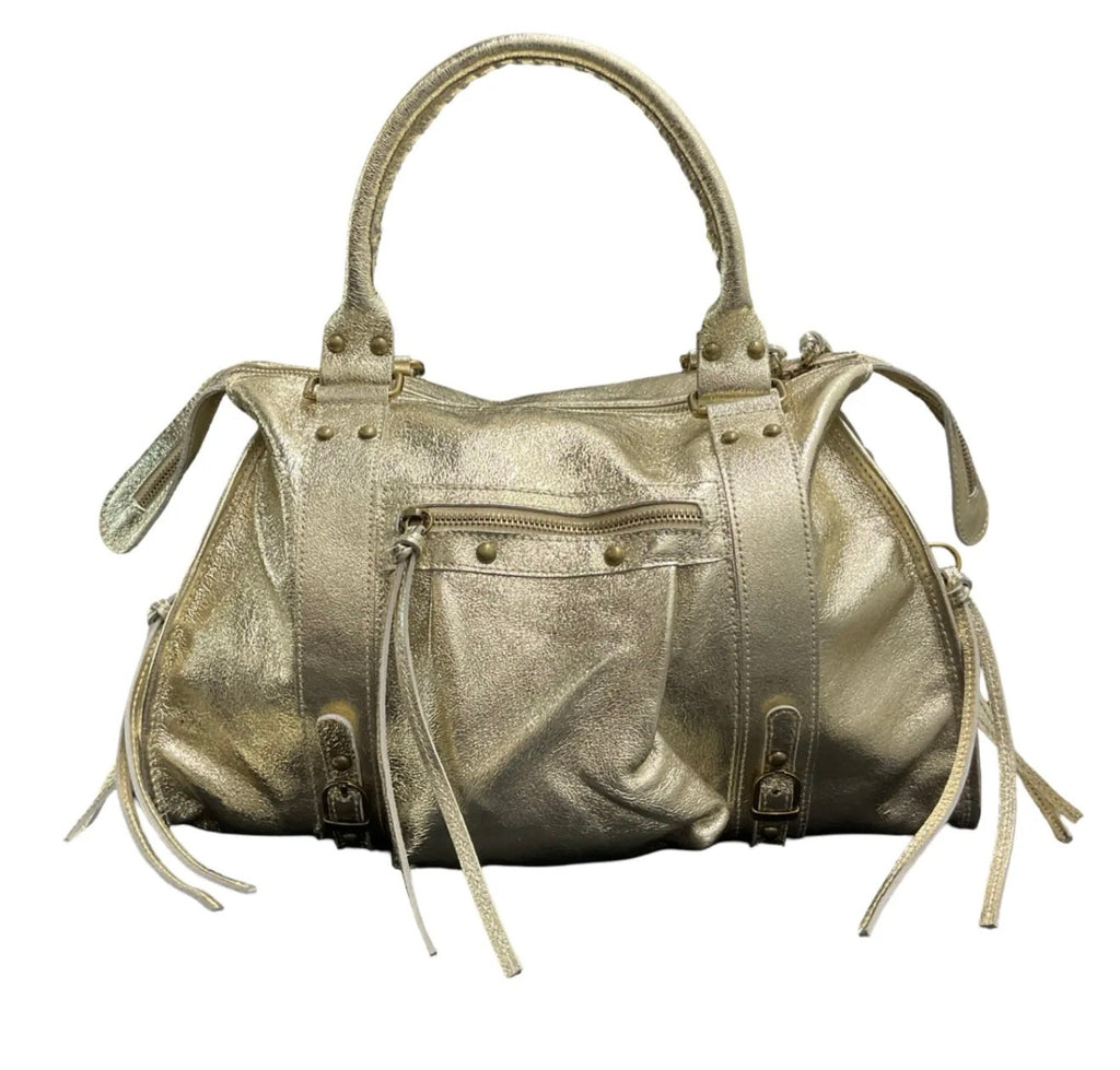 Sac à main Capucine Doré cuir Irisé